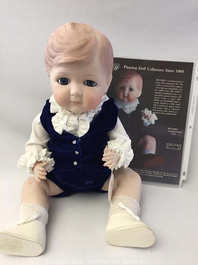 living porcelain doll